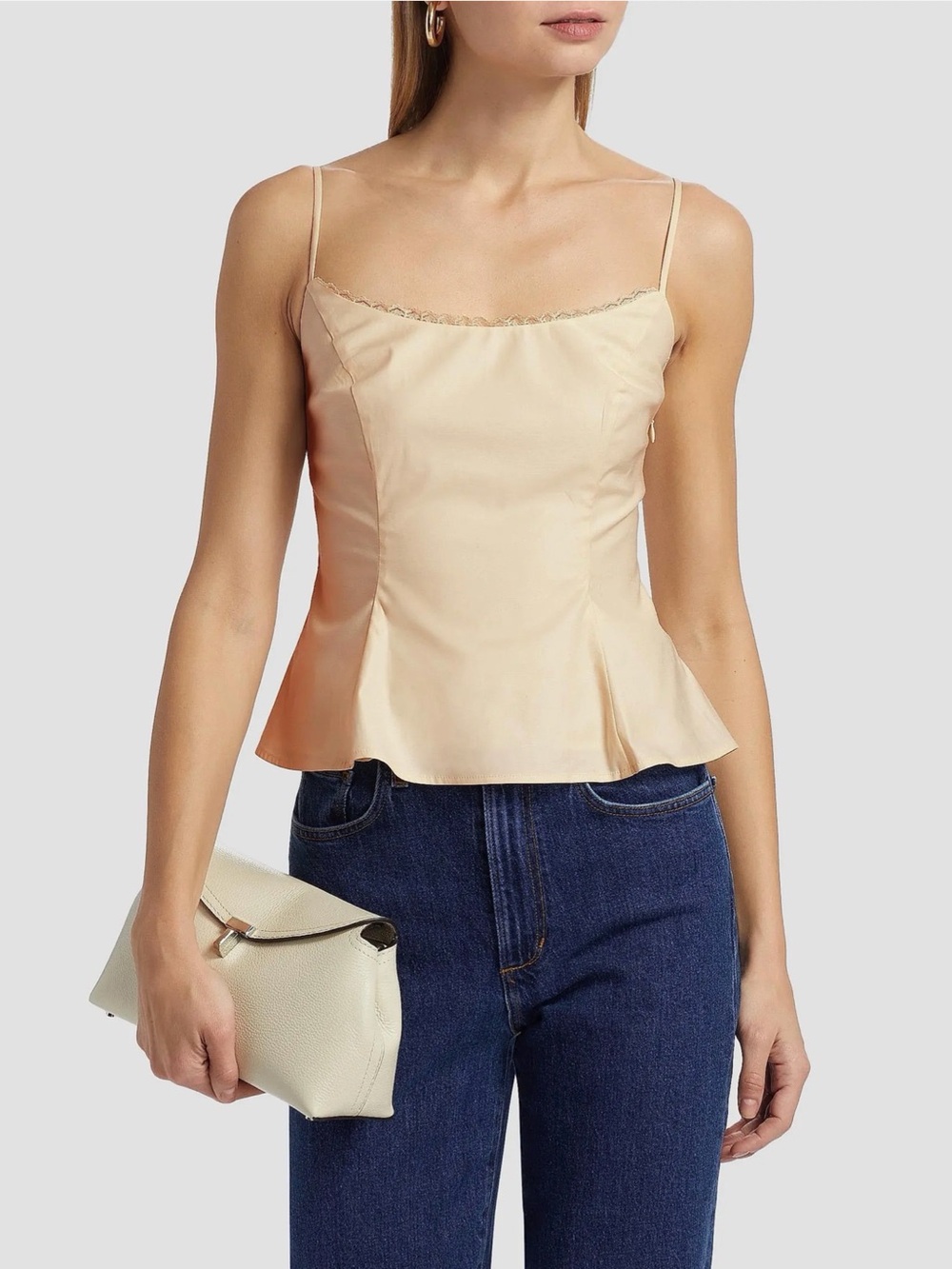 Reformation Genevieve Top in Sugar Size 2 NWT